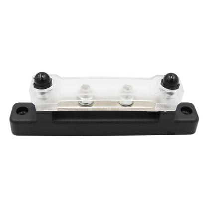 CP-3116-02 150A 12-48V RV Yacht Single-row 2-way Busbar(Black) - Booster Cable & Clip by buy2fix | Online Shopping UK | buy2fix