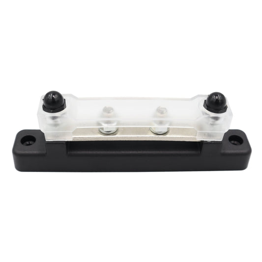 CP-3116-02 150A 12-48V RV Yacht Single-row 2-way Busbar(Black) - Booster Cable & Clip by buy2fix | Online Shopping UK | buy2fix