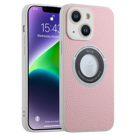 For iPhone 14 Plus Glitter Lens MagSafe Magnetic Phone Case(Pink) - iPhone 14 Plus Cases by buy2fix | Online Shopping UK | buy2fix