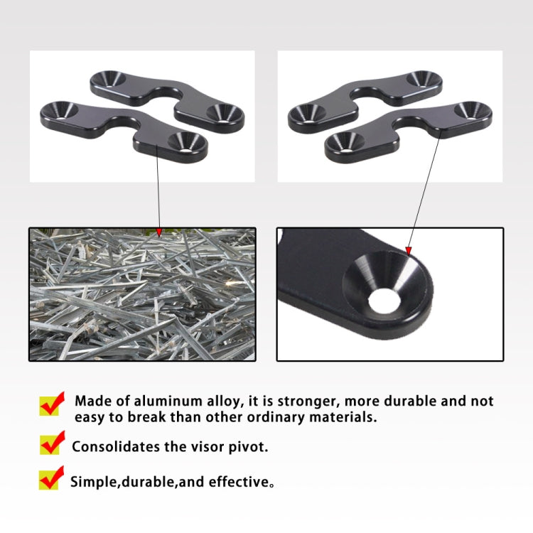 For Jeep Wrangler JK / JL / JT 2018 Car Sun Visor Clip Mount by buy2fix