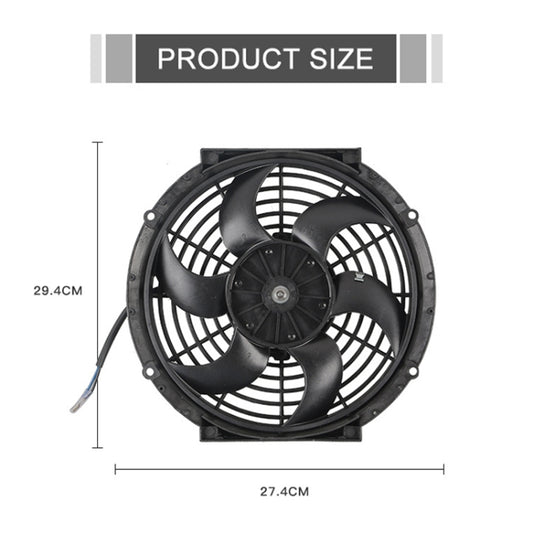 10 inch 12V 80W Car Powerful Transmission Oil Cooling Fan with Mounting Accessorie - Heating & Fans by buy2fix | Online Shopping UK | buy2fix