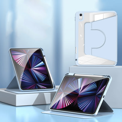 2 in 1 Acrylic Split Rotating Leather Tablet Case For iPad Air 11 2024 / 2022 / 2020 10.9(Ice Blue) - iPad Air (2022) / (2020) 10.9 Cases by buy2fix | Online Shopping UK | buy2fix