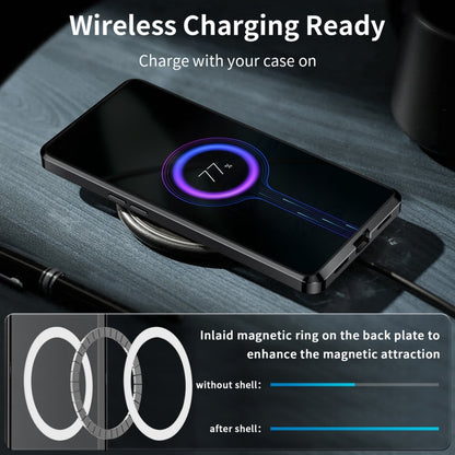For OnePlus 11 MagSafe Magnetic Frosted Metal Phone Case(Black) - OnePlus Cases by buy2fix | Online Shopping UK | buy2fix