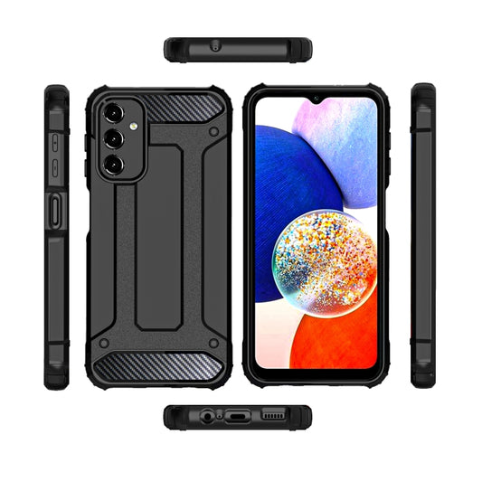 For Samsung Galaxy A14 5G Magic Armor TPU Hard PC Phone Case(Navy Blue) by buy2fix