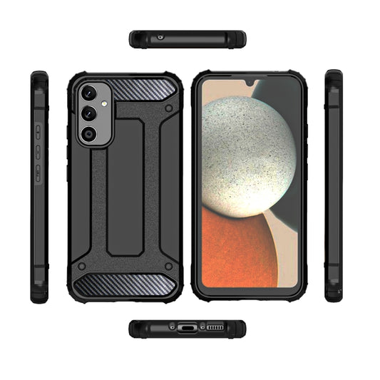 For Samsung Galaxy A34 5G Magic Armor TPU Hard PC Phone Case(Silver) by buy2fix