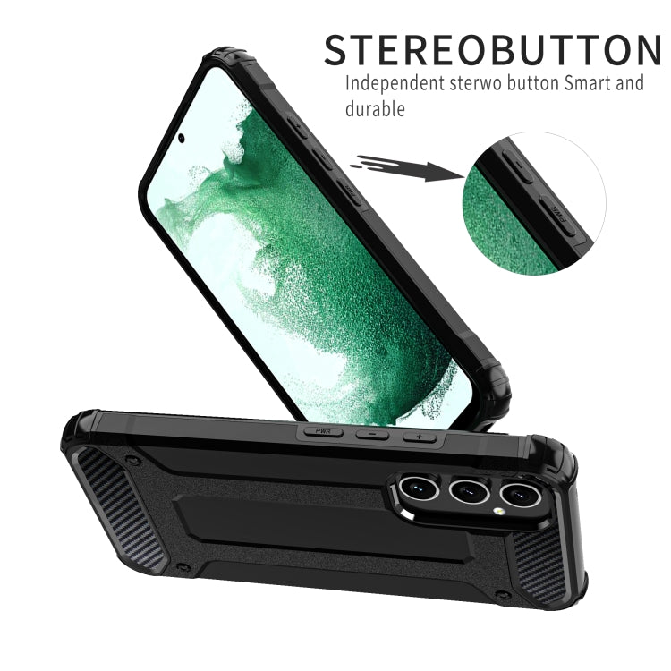 For Samsung Galaxy A54 5G Magic Armor TPU Hard PC Phone Case(Navy Blue) by buy2fix