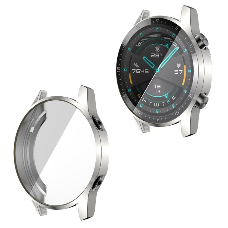 For Huawei Watch GT2 46mm TPU All Inclusive Watch Case(Silver) - Watch Cases by Huawei | Online Shopping UK | buy2fix