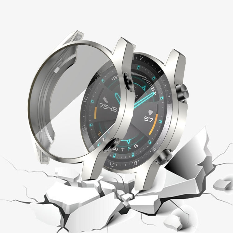 For Huawei Watch GT2 46mm TPU All Inclusive Watch Case(Silver) - Watch Cases by Huawei | Online Shopping UK | buy2fix