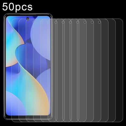 For Tecno Spark 10 Pro 50pcs 0.26mm 9H 2.5D Tempered Glass Film by buy2fix