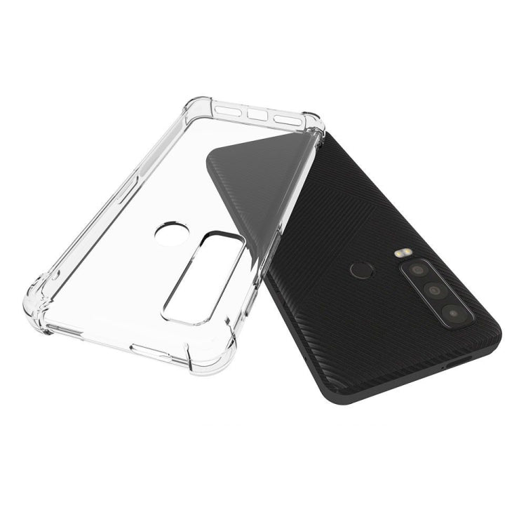 For CAT S75 5G / Motorola Defy 2 Shockproof Non-slip Thickening TPU Phone Case(Transparent) by buy2fix