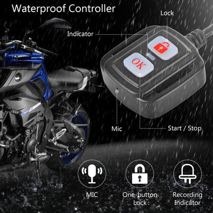 SE20 2.0 inch 1080P Waterproof HD Motorcycle DVR, Support TF Card / Cycling Video / Parking Monitoring - Electrical Instruments by buy2fix | Online Shopping UK | buy2fix