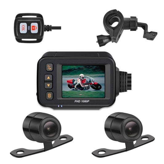 SE30 2.0 inch 1080P Waterproof HD Motorcycle DVR, Support TF Card / Cycling Video / Parking Monitoring - Electrical Instruments by buy2fix | Online Shopping UK | buy2fix