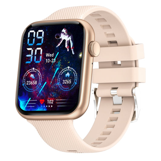 HT15 1.85 inch Silicone Band IP67 Waterproof Smart Watch, Support Bluetooth Calling / Sleep Monitoring(Gold) by buy2fix