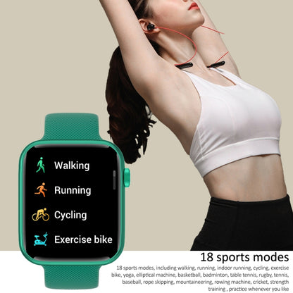 HT15 1.85 inch Silicone Band IP67 Waterproof Smart Watch, Support Bluetooth Calling / Sleep Monitoring(Silver) by buy2fix