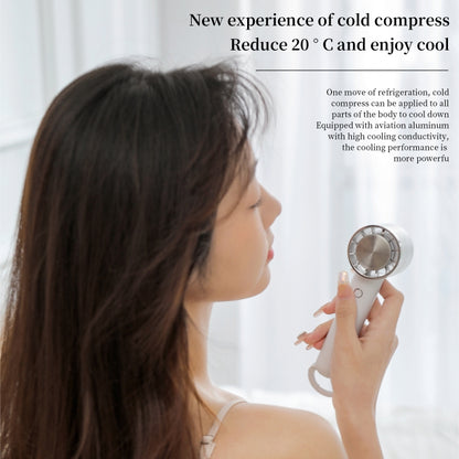 U16 Portable Handheld Cooling Electric Fan(White) - Electric Fans by buy2fix | Online Shopping UK | buy2fix