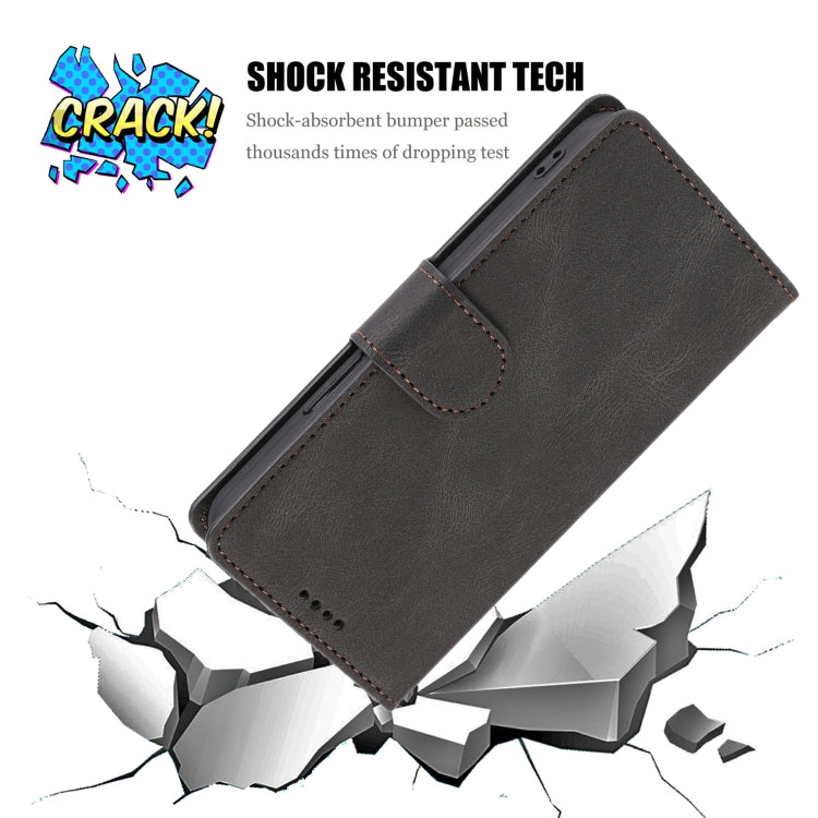 For Samsung Galaxy A34 5G Fantasy Skin-feel Calfskin Texture Leather Phone Case(Black) by buy2fix