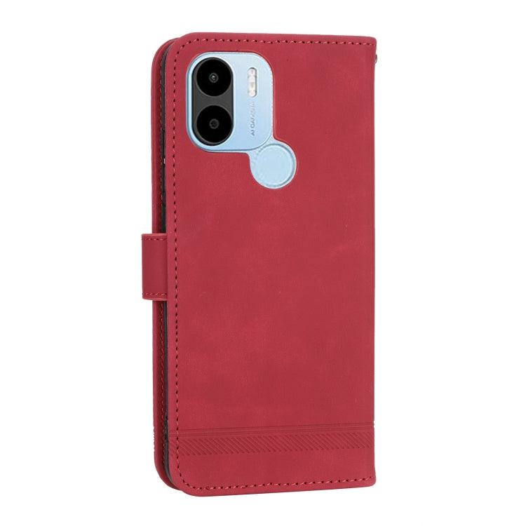 For Xiaomi Redmi A1+ Dierfeng Dream Line Leather Phone Case(Red) - Xiaomi Cases by buy2fix | Online Shopping UK | buy2fix