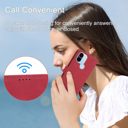 For Xiaomi Redmi A1+ Dierfeng Dream Line Leather Phone Case(Red) - Xiaomi Cases by buy2fix | Online Shopping UK | buy2fix