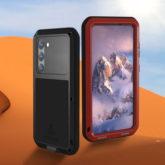 For Samsung Galaxy S23 5G LOVE MEI Metal Shockproof Life Waterproof Dustproof Phone Case(Army Green) by LOVE MEI