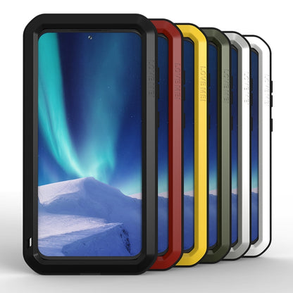 For Samsung Galaxy S23+ 5G LOVE MEI Metal Shockproof Life Waterproof Dustproof Phone Case(White) - Galaxy S23+ 5G Cases by LOVE MEI | Online Shopping UK | buy2fix