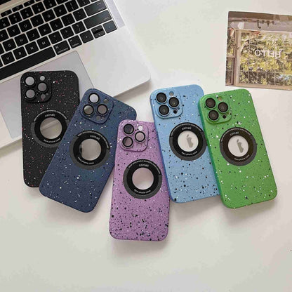 For iPhone 14 Plus Splash Ink MagSafe Magnetic Phone Case(Dark Green) - iPhone 14 Plus Cases by buy2fix | Online Shopping UK | buy2fix