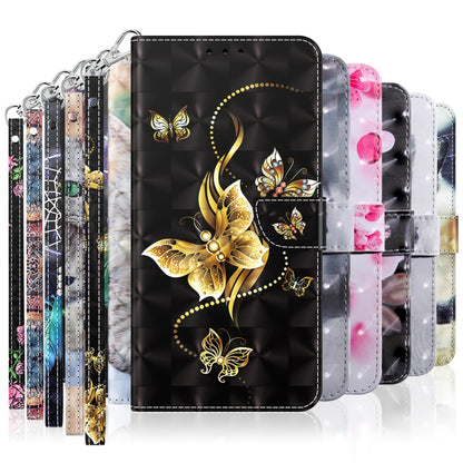 For Motorola Moto G73 3D Painted Leather Phone Case(Colorful Mandala) - Motorola Cases by buy2fix | Online Shopping UK | buy2fix