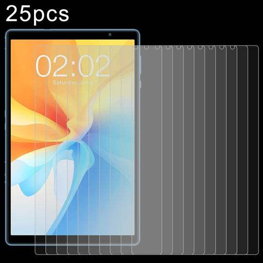 For Teclast P25T / P26T 25pcs 0.3mm 9H Explosion-proof Tempered Tablet Glass Film