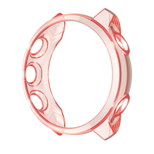 For Garmin Forerunner 245 TPU Translucent Watch Case(Orange) - Watch Cases by buy2fix | Online Shopping UK | buy2fix