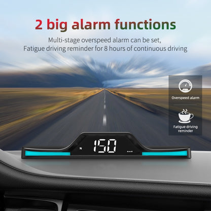 G15 Car HD GPS Head-Up Display with Color Changing Ambient Light - Head Up Display System by buy2fix | Online Shopping UK | buy2fix