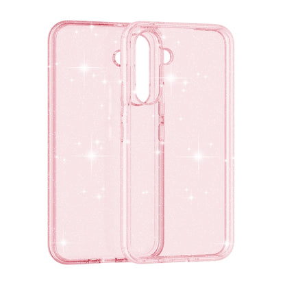 For Samsung Galaxy A54 5G EU Shockproof Terminator Style Glitter Powder Phone Case(Shiny Pink) by buy2fix