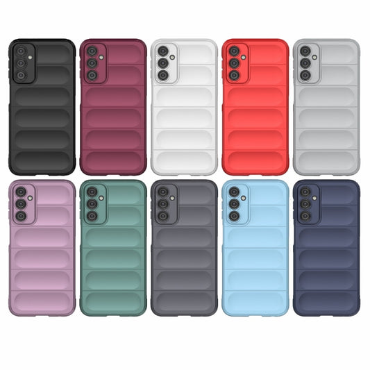 For Samsung Galaxy A24 5G / A24 4G Magic Shield TPU + Flannel Phone Case(Purple) by buy2fix