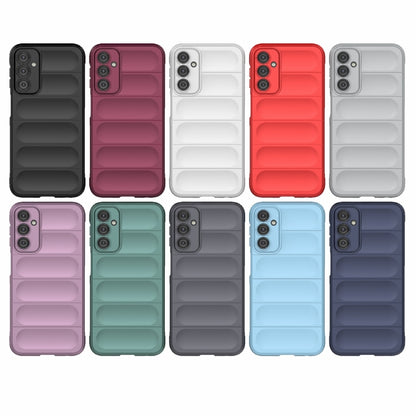 For Samsung Galaxy A24 5G / A24 4G Magic Shield TPU + Flannel Phone Case(Dark Grey) by buy2fix