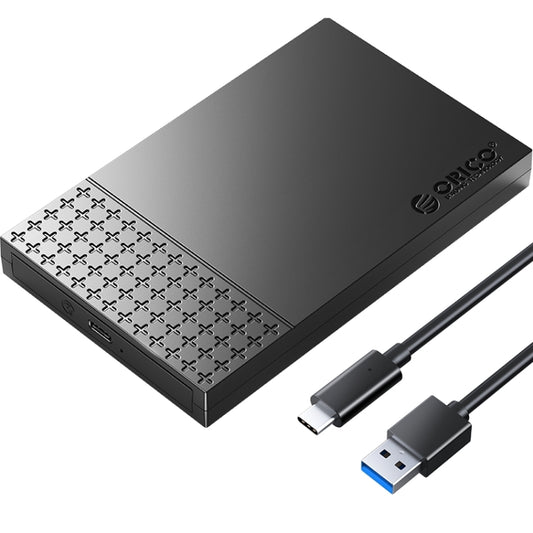 ORICO ORICO-2526C3-V1 2.5 inch USB 3.0 USB-A to Type-C Hard Drive Enclosure External Storage Case (Black) - HDD Enclosure by ORICO | Online Shopping UK | buy2fix