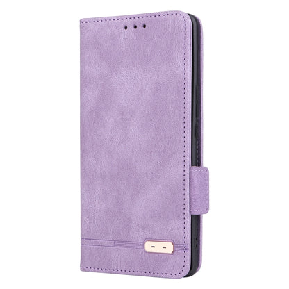 For Honor X9a 5G / Magic5 Lite Magnetic Clasp Flip Leather Phone Case(Purple) by buy2fix