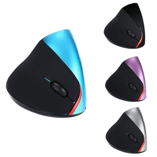 HXSJ A889 6 Keys 2400DPI 2.4GHz Vertical Wireless Mouse Rechargeable(Black) - Wireless Mice by HXSJ | Online Shopping UK | buy2fix