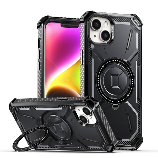 For iPhone 11 Armor Series Holder Phone Case(Black) - iPhone 11 Cases by buy2fix | Online Shopping UK | buy2fix