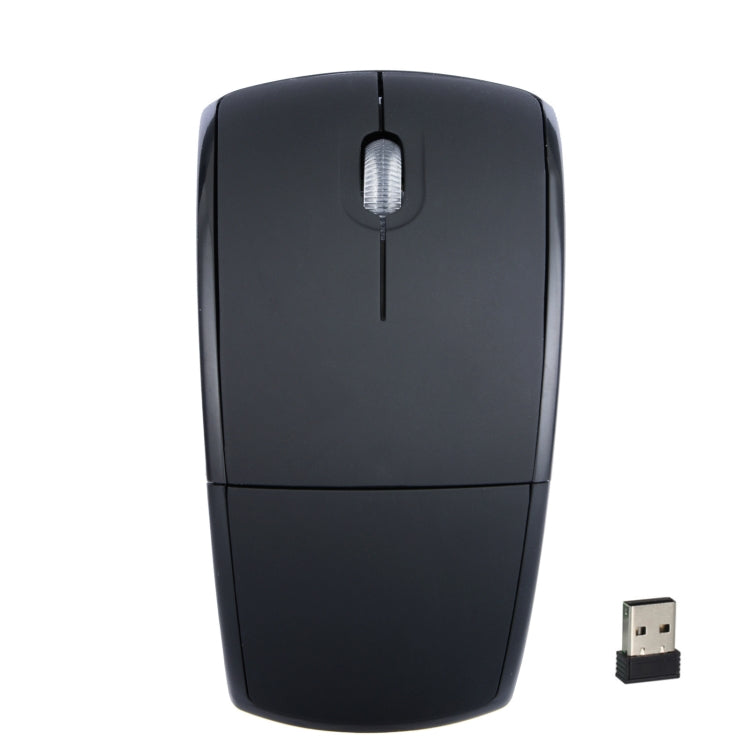 HXSJ ZD-01 1600DPI 2.4GHz Wireless Foldable Mouse(Black) - Wireless Mice by HXSJ | Online Shopping UK | buy2fix