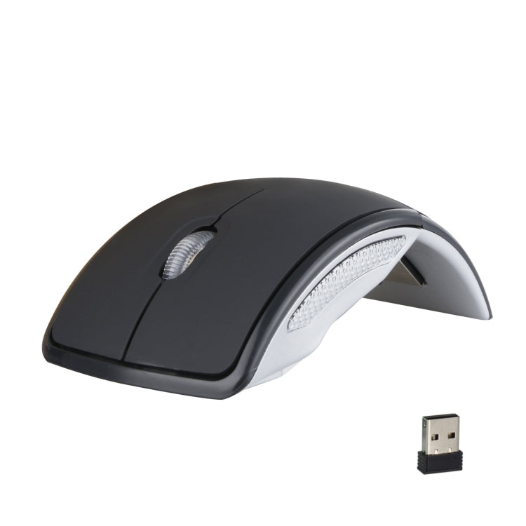 HXSJ ZD-01 1600DPI 2.4GHz Wireless Foldable Mouse(Black) - Wireless Mice by HXSJ | Online Shopping UK | buy2fix