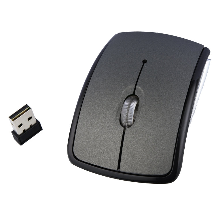 HXSJ ZD-01 1600DPI 2.4GHz Wireless Foldable Mouse(Grey) - Wireless Mice by HXSJ | Online Shopping UK | buy2fix