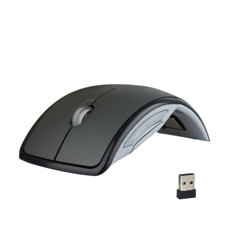 HXSJ ZD-01 1600DPI 2.4GHz Wireless Foldable Mouse(Grey) - Wireless Mice by HXSJ | Online Shopping UK | buy2fix