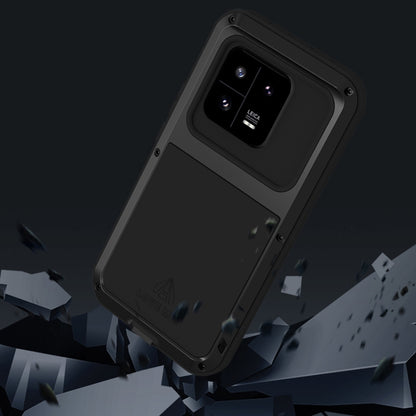 For Xiaomi 13 Pro LOVE MEI Metal Shockproof Life Waterproof Dustproof Phone Case(Army Green) - Xiaomi Cases by LOVE MEI | Online Shopping UK | buy2fix