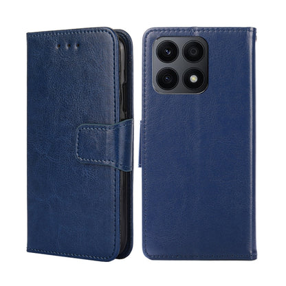 For Honor X8A Crystal Texture Leather Phone Case(Royal Blue) by buy2fix