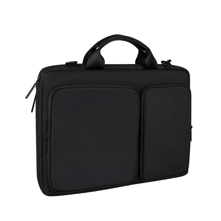 ST11 Polyester Thickened Laptop Bag, Size:14.1-15.4 inch(Black) by buy2fix