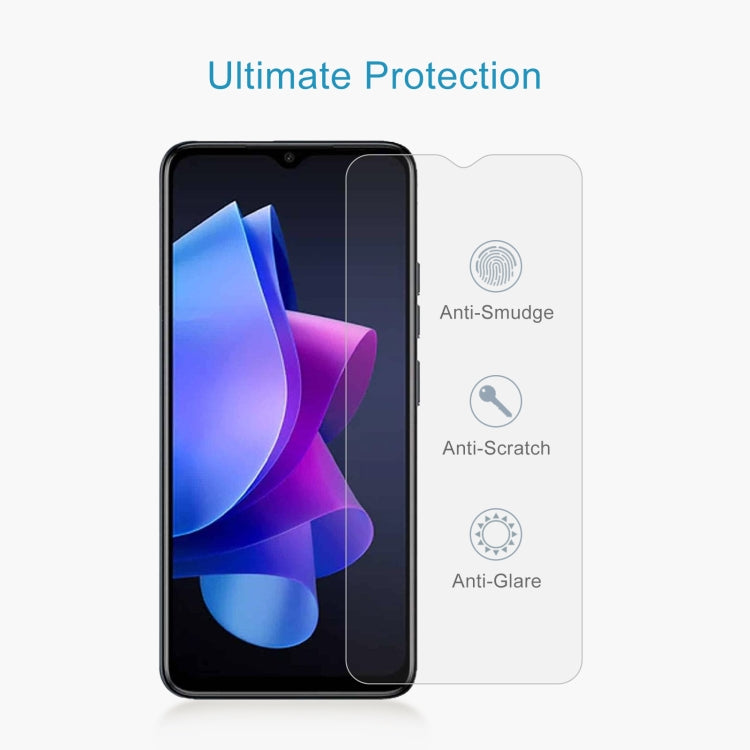 For TECNO Spark Go 2023 50pcs 0.26mm 9H 2.5D Tempered Glass Film by buy2fix