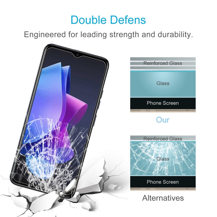 For TECNO Spark Go 2023 50pcs 0.26mm 9H 2.5D Tempered Glass Film by buy2fix