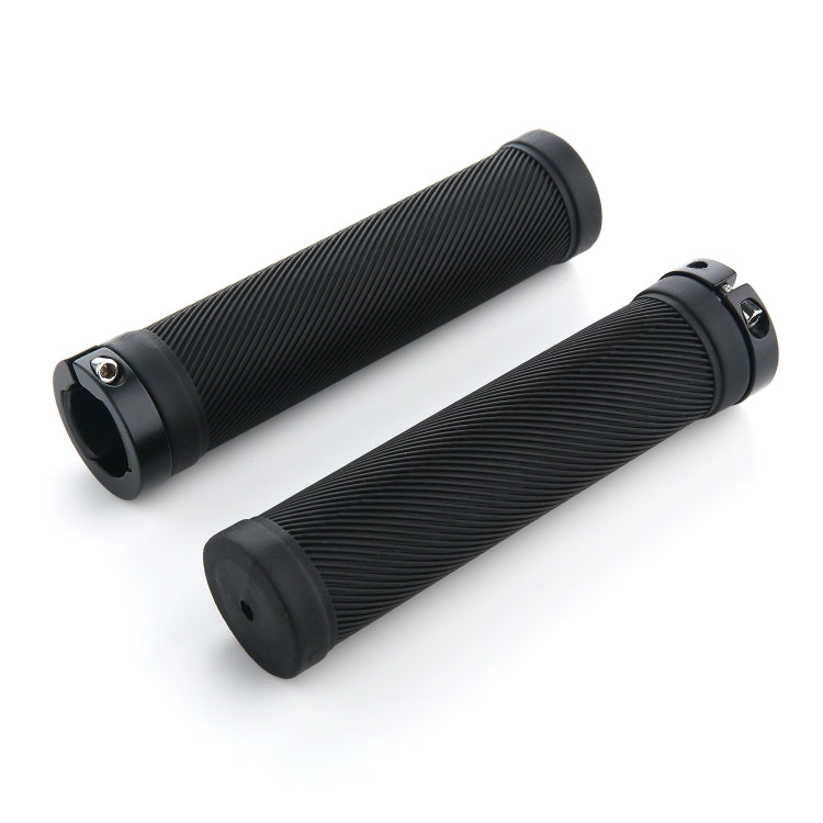 AG40 1 Pair 22mm Caliber Bicycle Grips(Black) by buy2fix