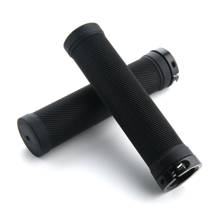 AG40 1 Pair 22mm Caliber Bicycle Grips(Black) by buy2fix