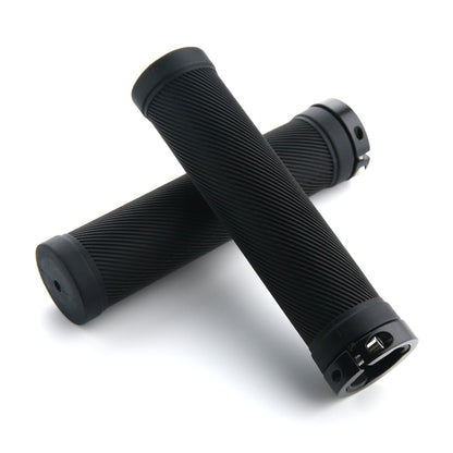 AG40 1 Pair 22mm Caliber Bicycle Grips(Black) by buy2fix