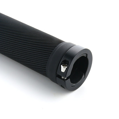AG40 1 Pair 22mm Caliber Bicycle Grips(Black) by buy2fix