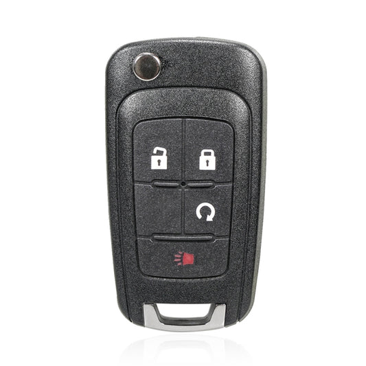For Opel Car Keys Replacement Car Key Case with Foldable Key Blade(3 Buttons/Start Button) - Remote Car Key by buy2fix | Online Shopping UK | buy2fix